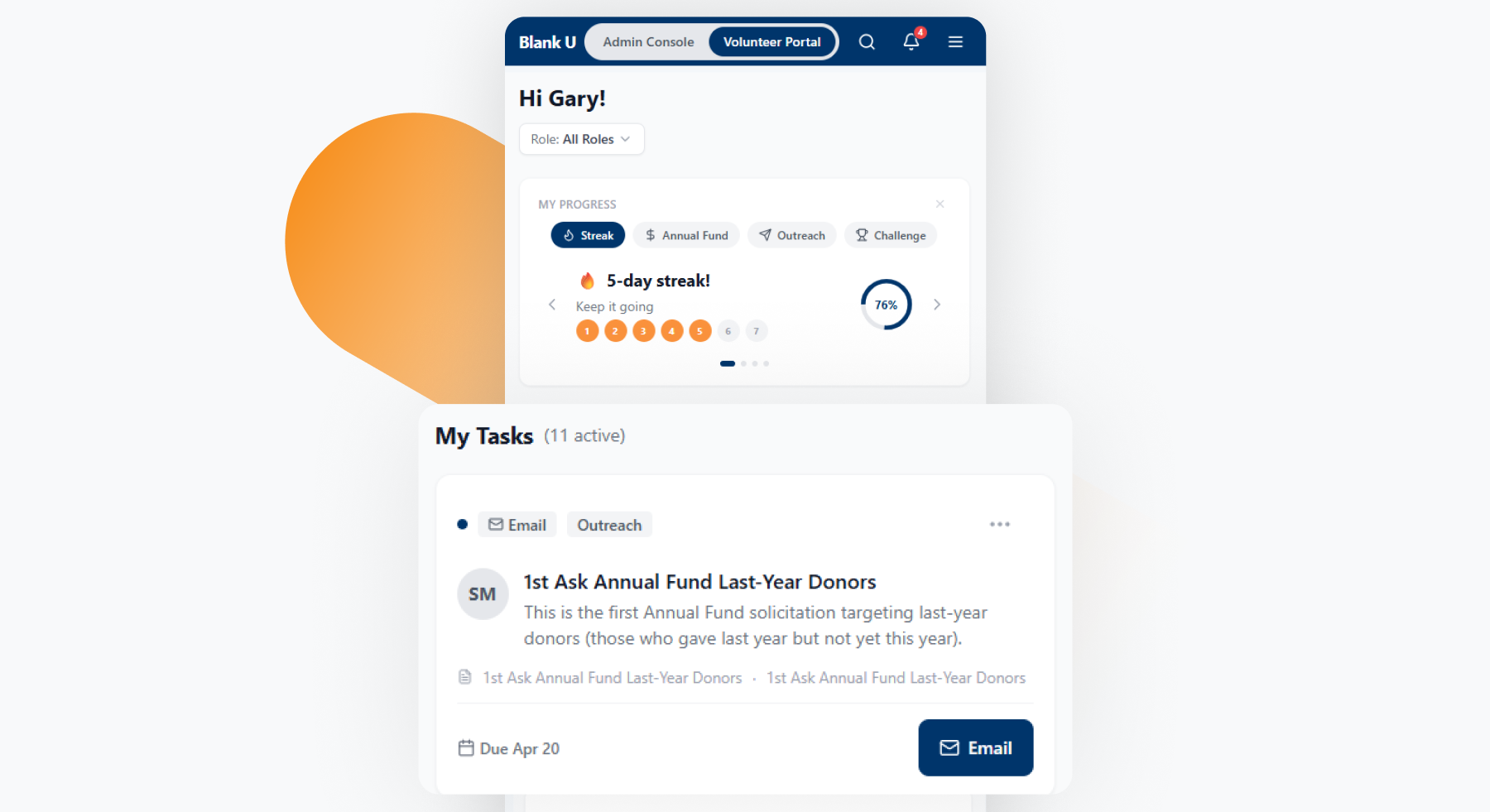 VM Feature 1 – Guided email, text, and call workflows