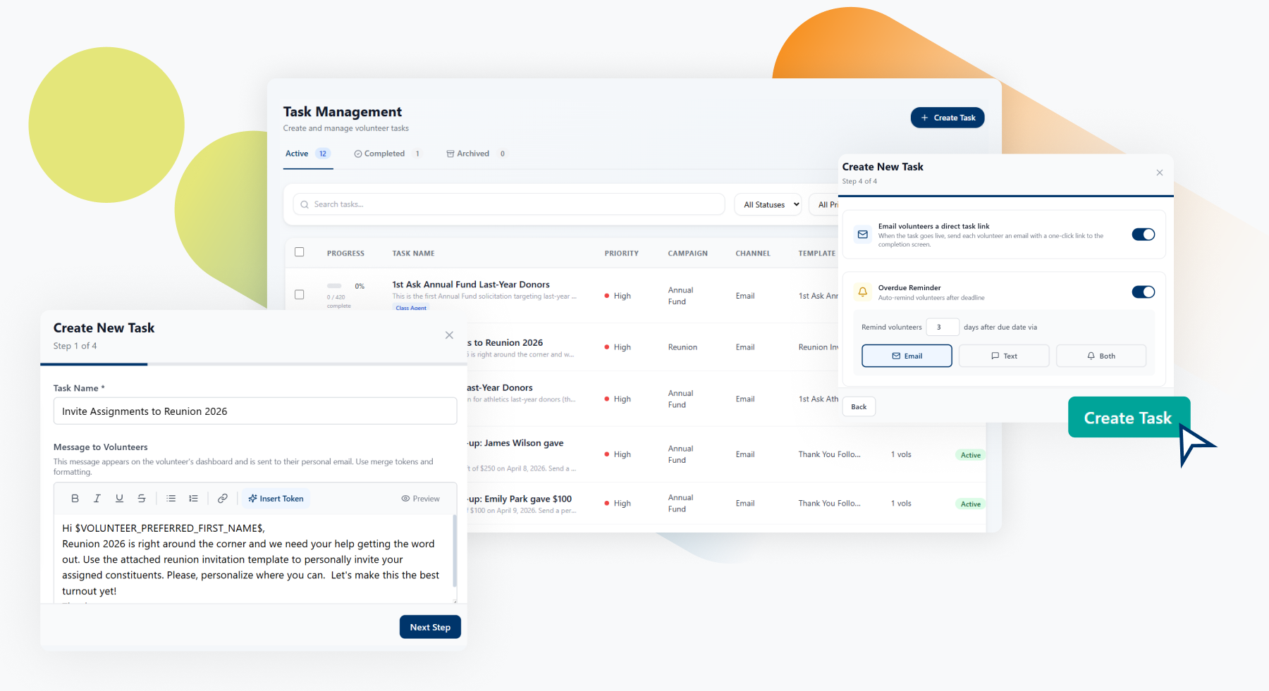 VM Feature 3 – Centralized task management
